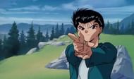 Anime where the main character can see ghosts: Yusuke Urameshi (image via Studio Pierrot)